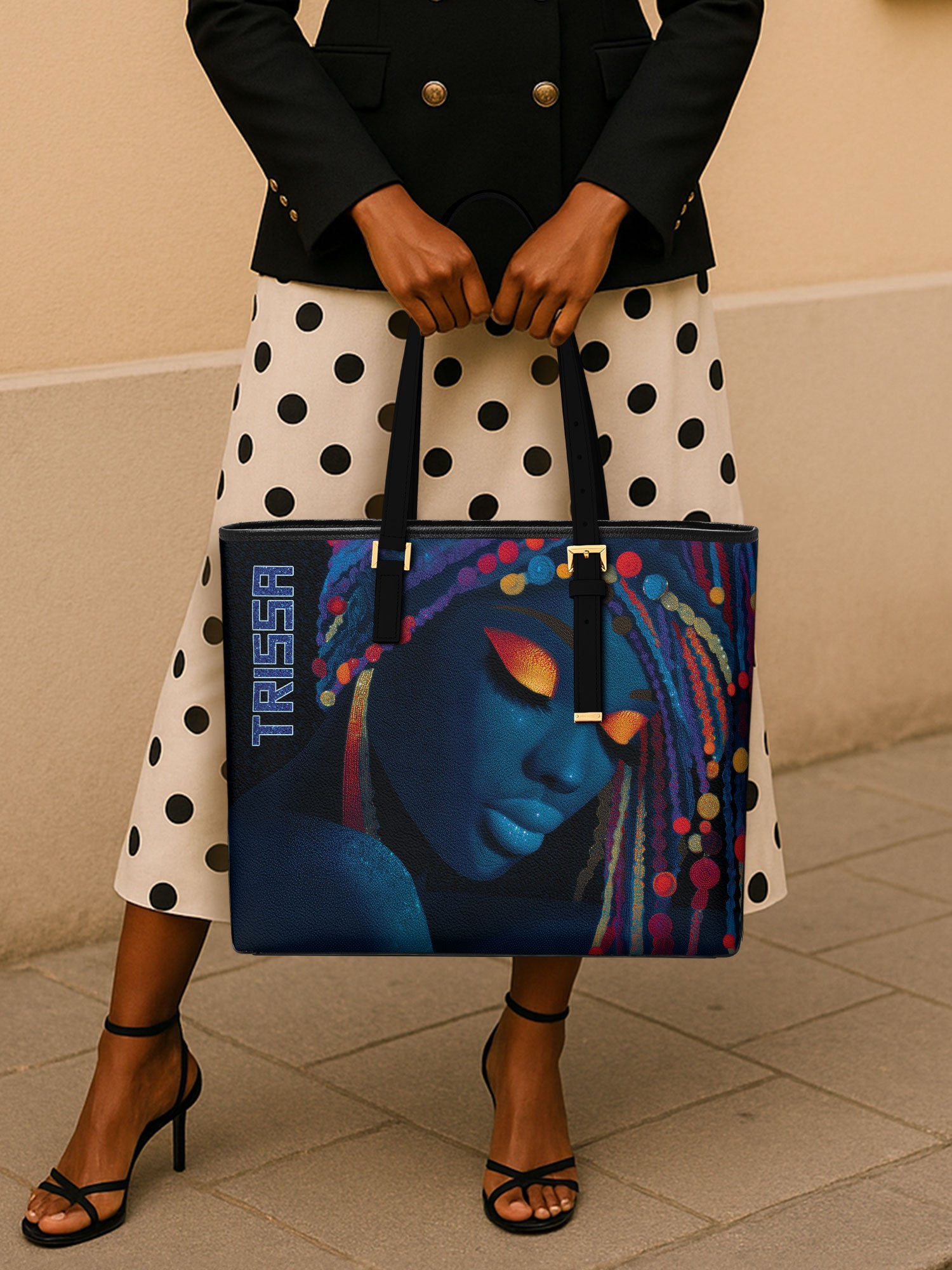 Sable Spell Sleek Leather Tote