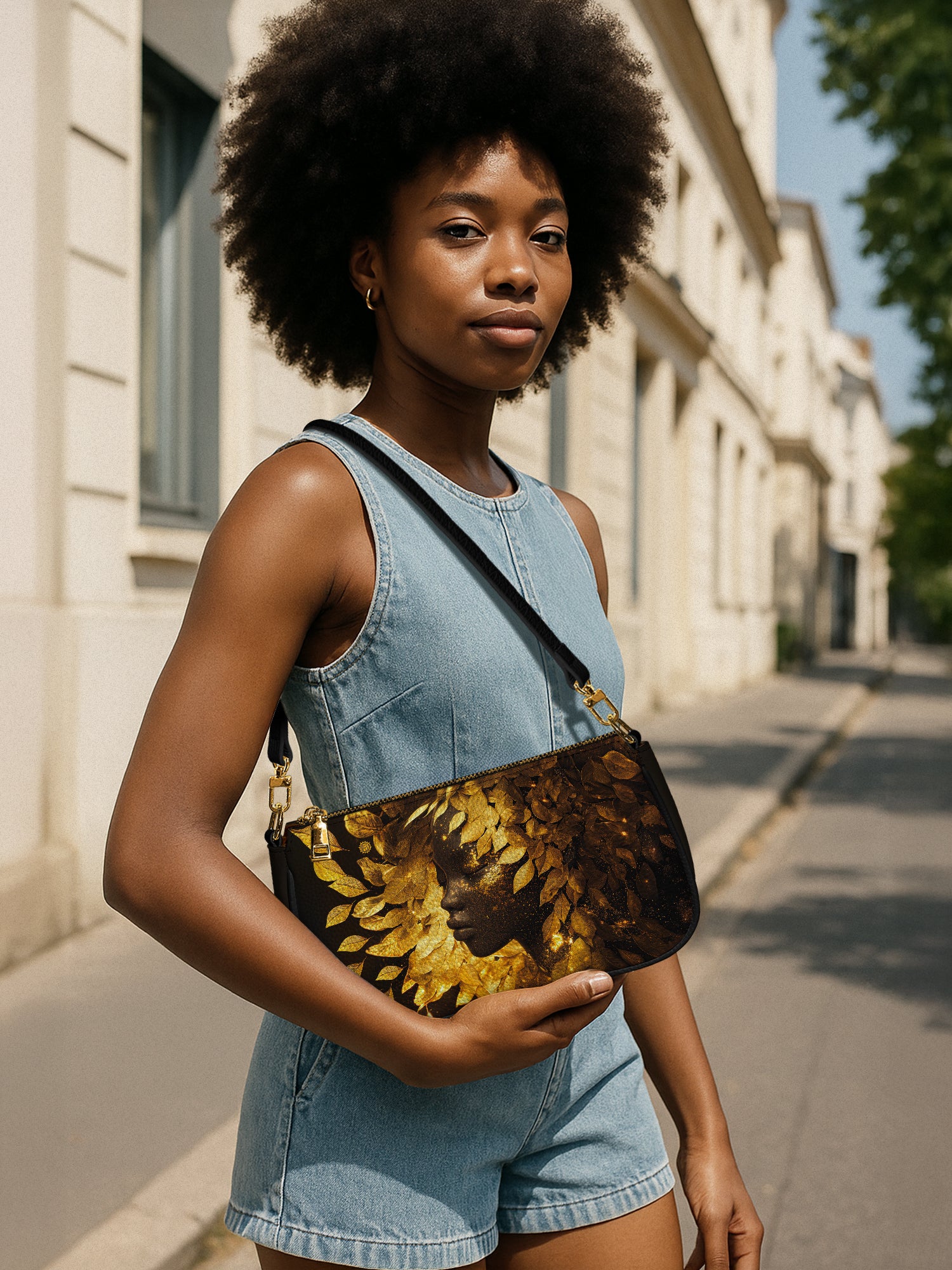 Leaves Woman Classic Zip Pochette QR0XD232