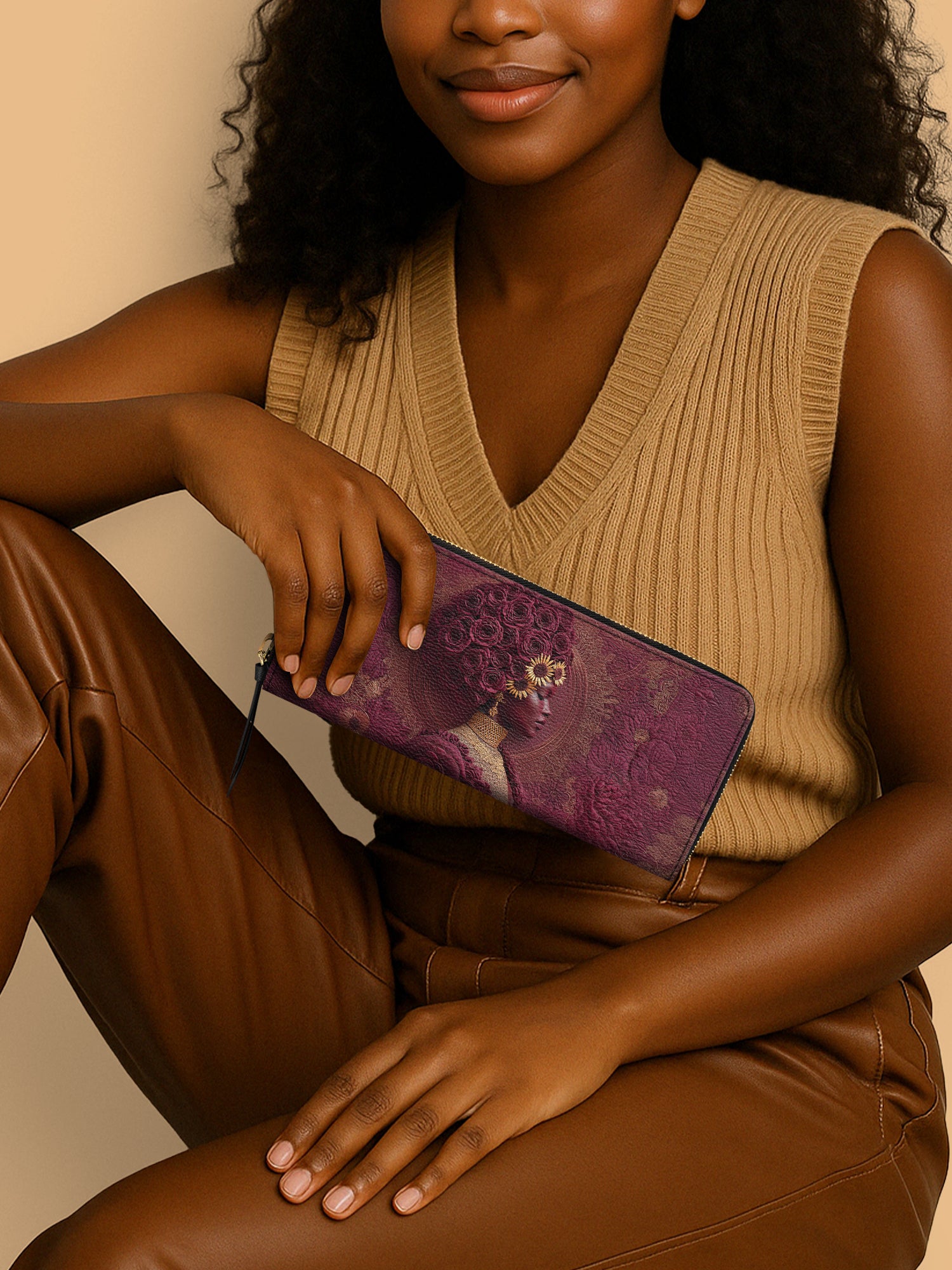 Wild Bloom Slimline Zippy Wallet QR0XD271