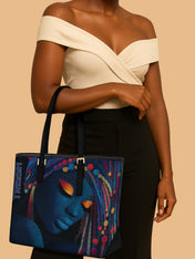 Sable Spell Sleek Leather Tote