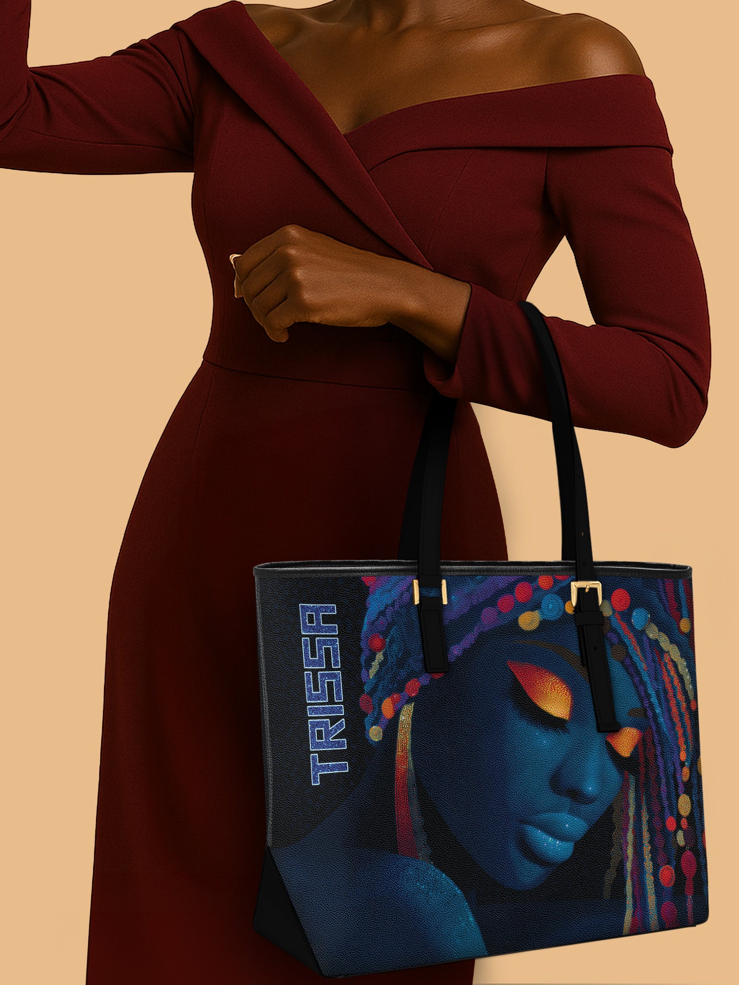Sable Spell Sleek Leather Tote