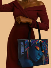 Sable Spell Sleek Leather Tote