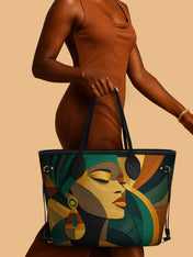 Ancestral Fold Classic Shopper Tote QR0XD061