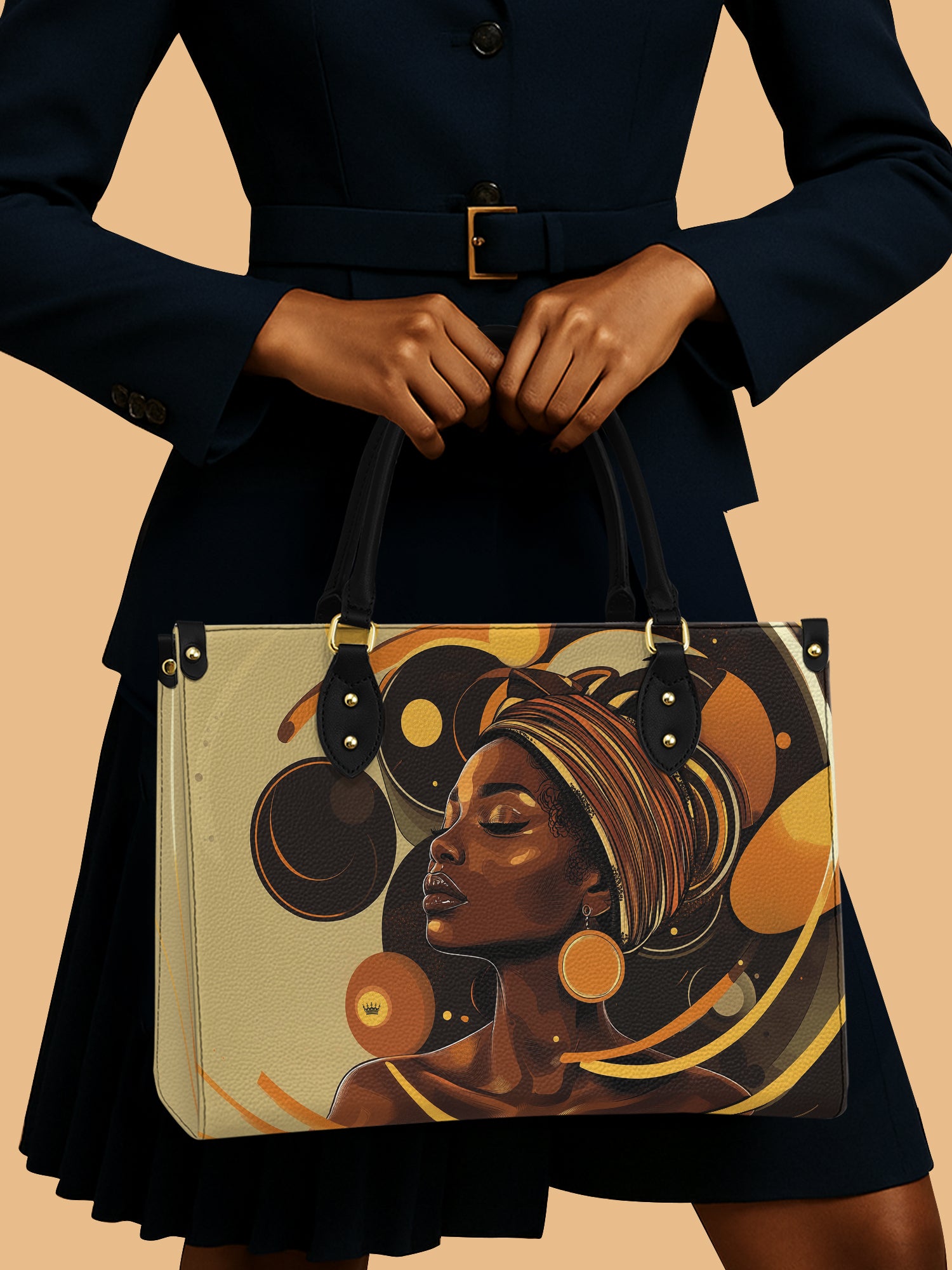 Solar Empress Premium Leather Handbag QR0XD144