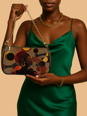 Velvet Galaxy Classic Zip Pochette QR0XD156