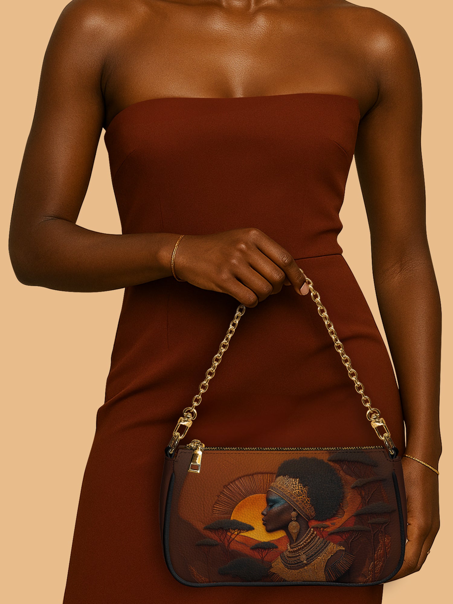 Roots and Rhythm Classic Zip Pochette QR0TD118