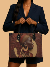 Afri Soul Premium Leather Handbag QR0TD149