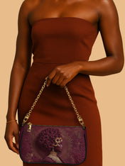 Wild Bloom Classic Zip Pochette QR0XD268