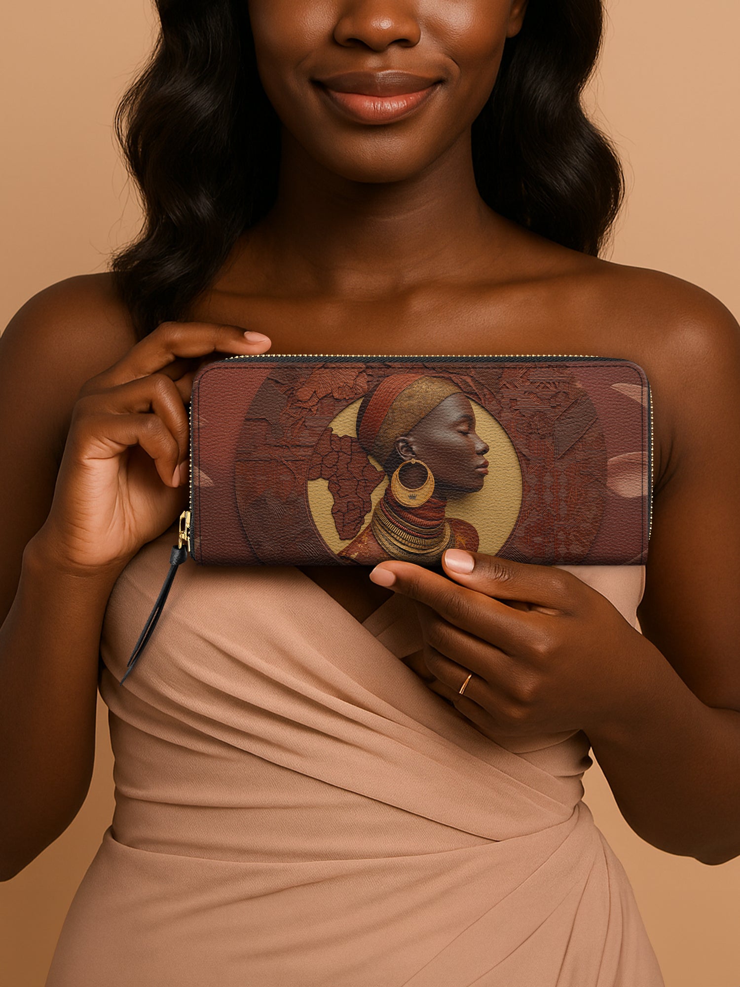 Afri Soul Slimline Zippy Wallet QR0TD158