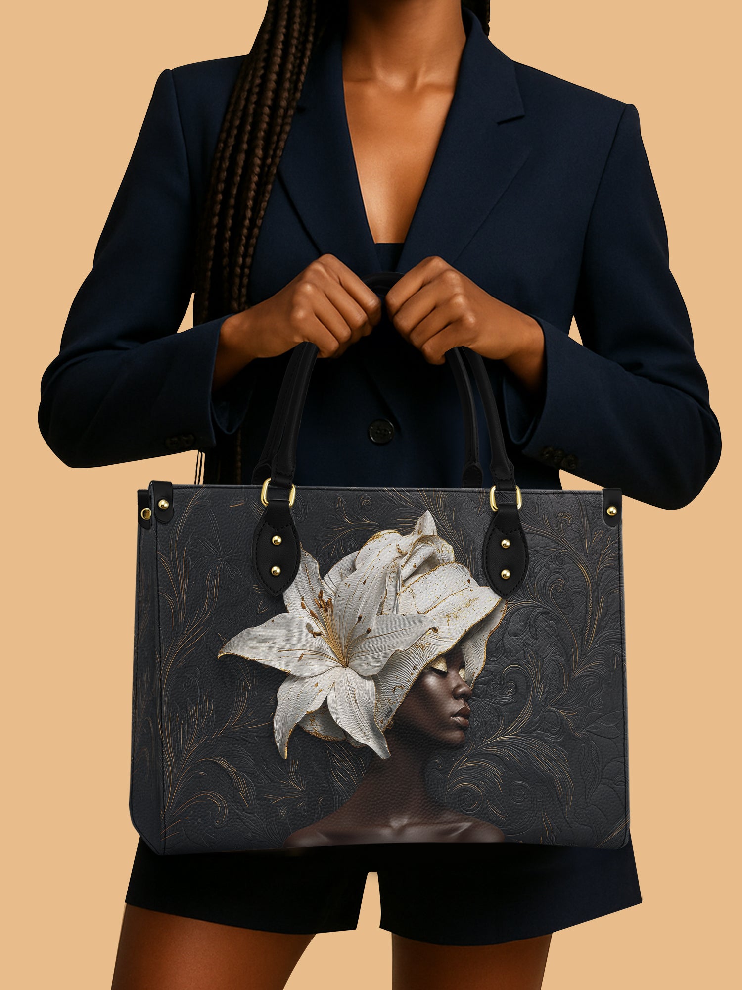 Lily Crown Premium Leather Handbag QR0TV110