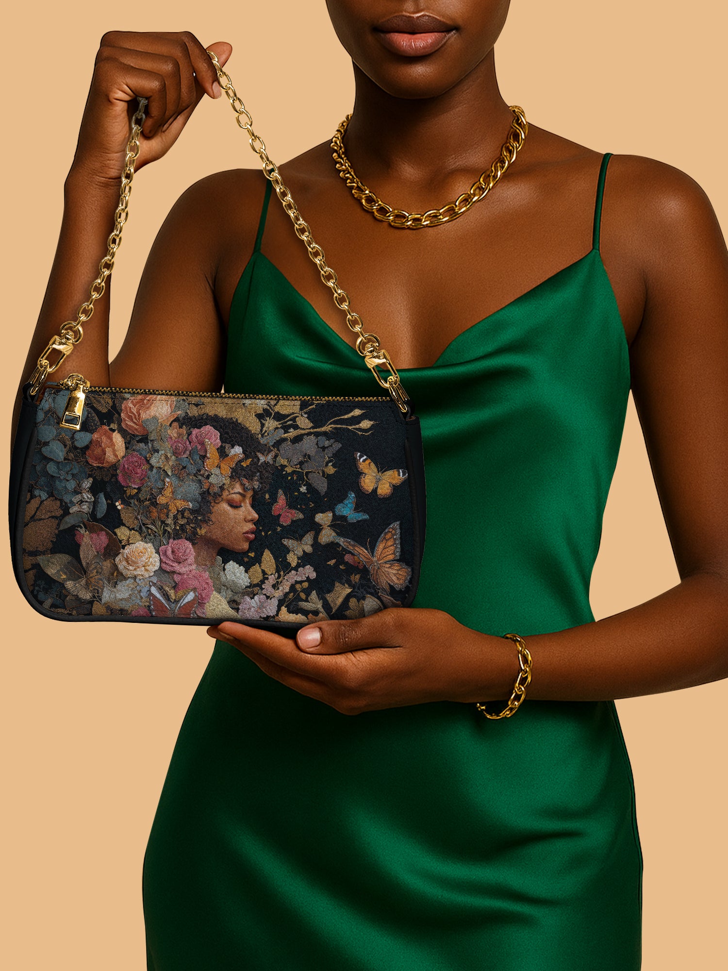 Butterfly Queen Classic Zip Pochette QR0HH115