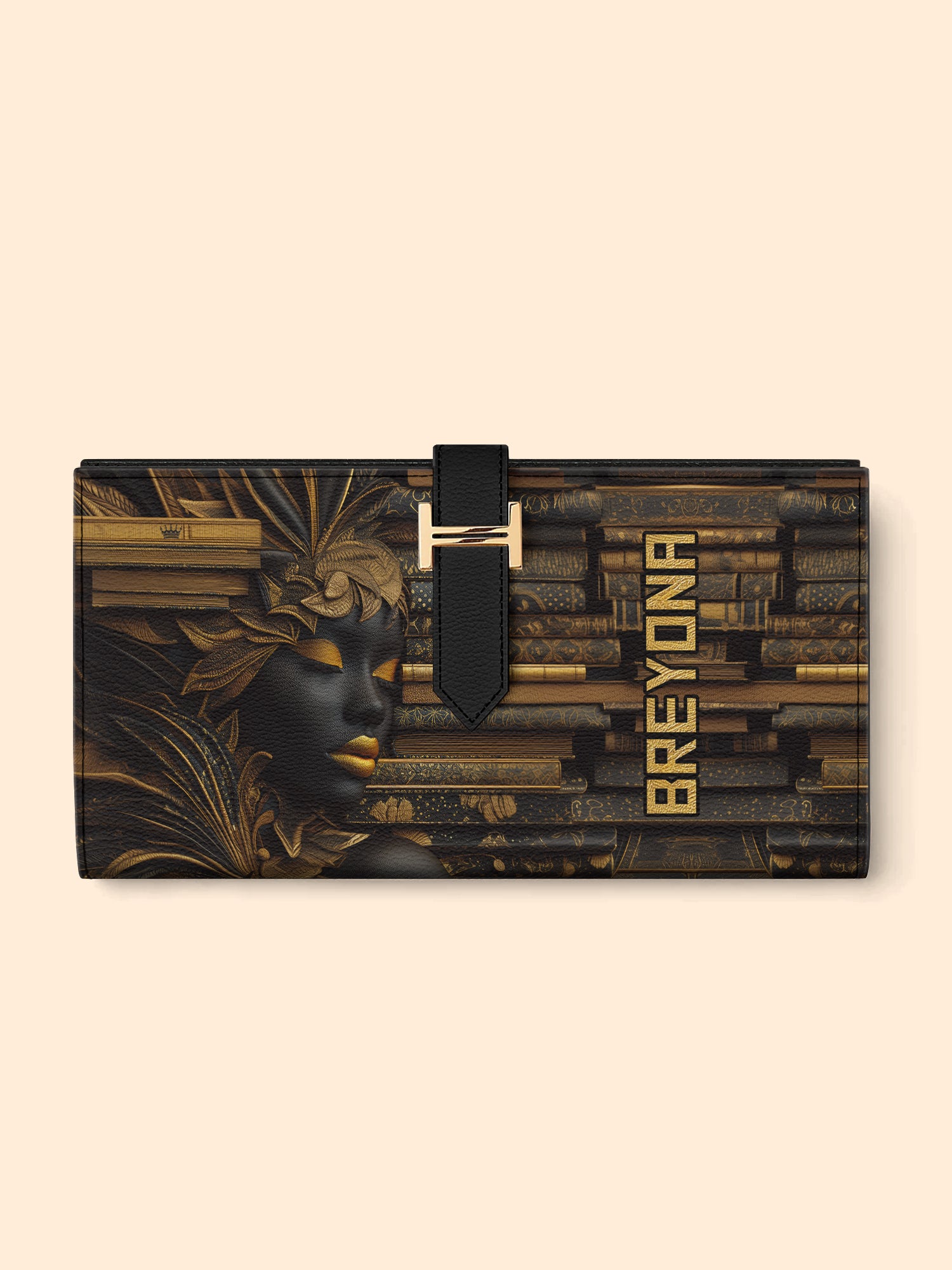 Pages of Wisdom Tab Closure Wallet