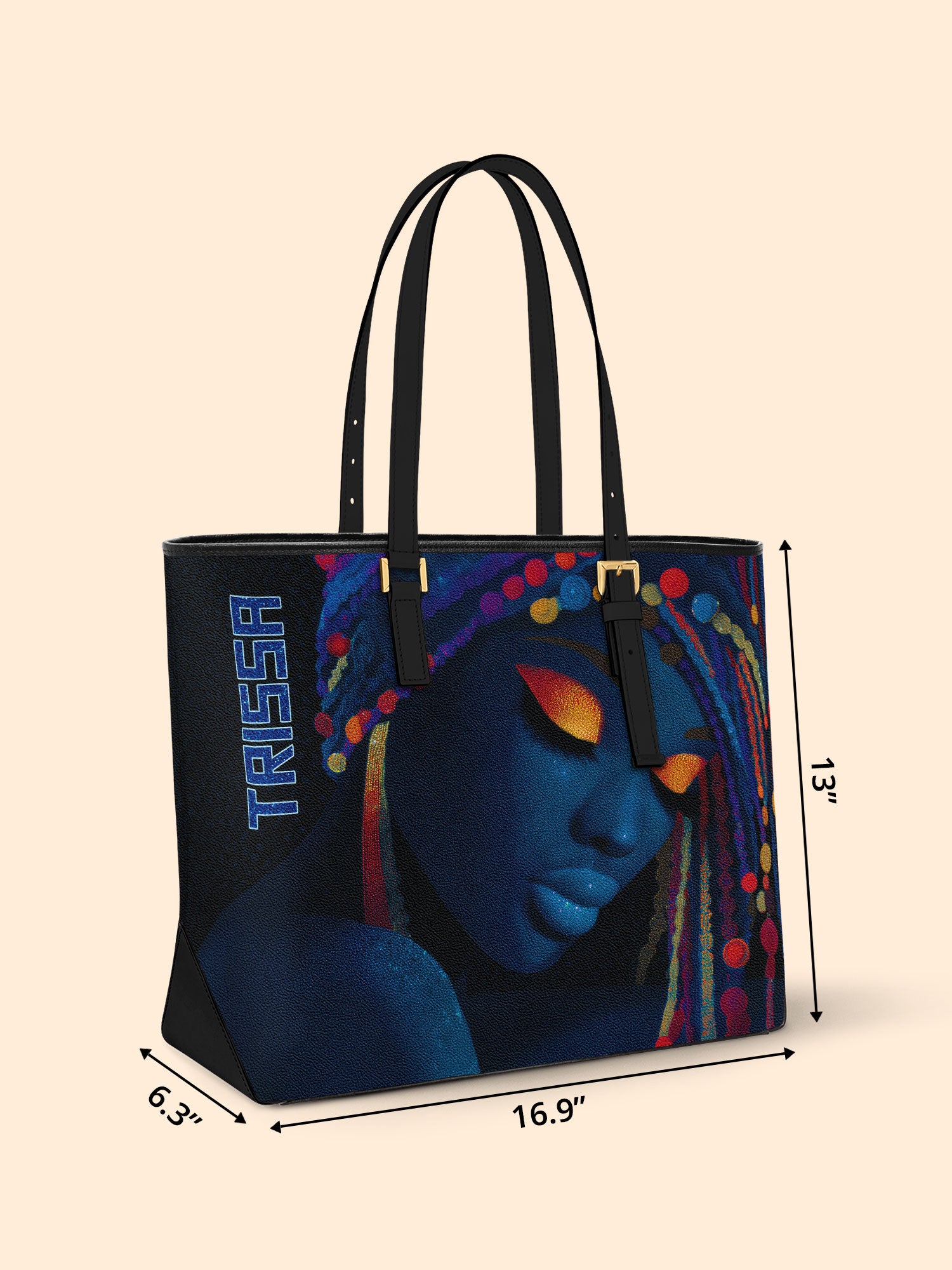 Sable Spell Sleek Leather Tote