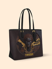 Africa's Soul Sleek Leather Tote