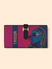 Crowned in Locs Tab Closure Wallet