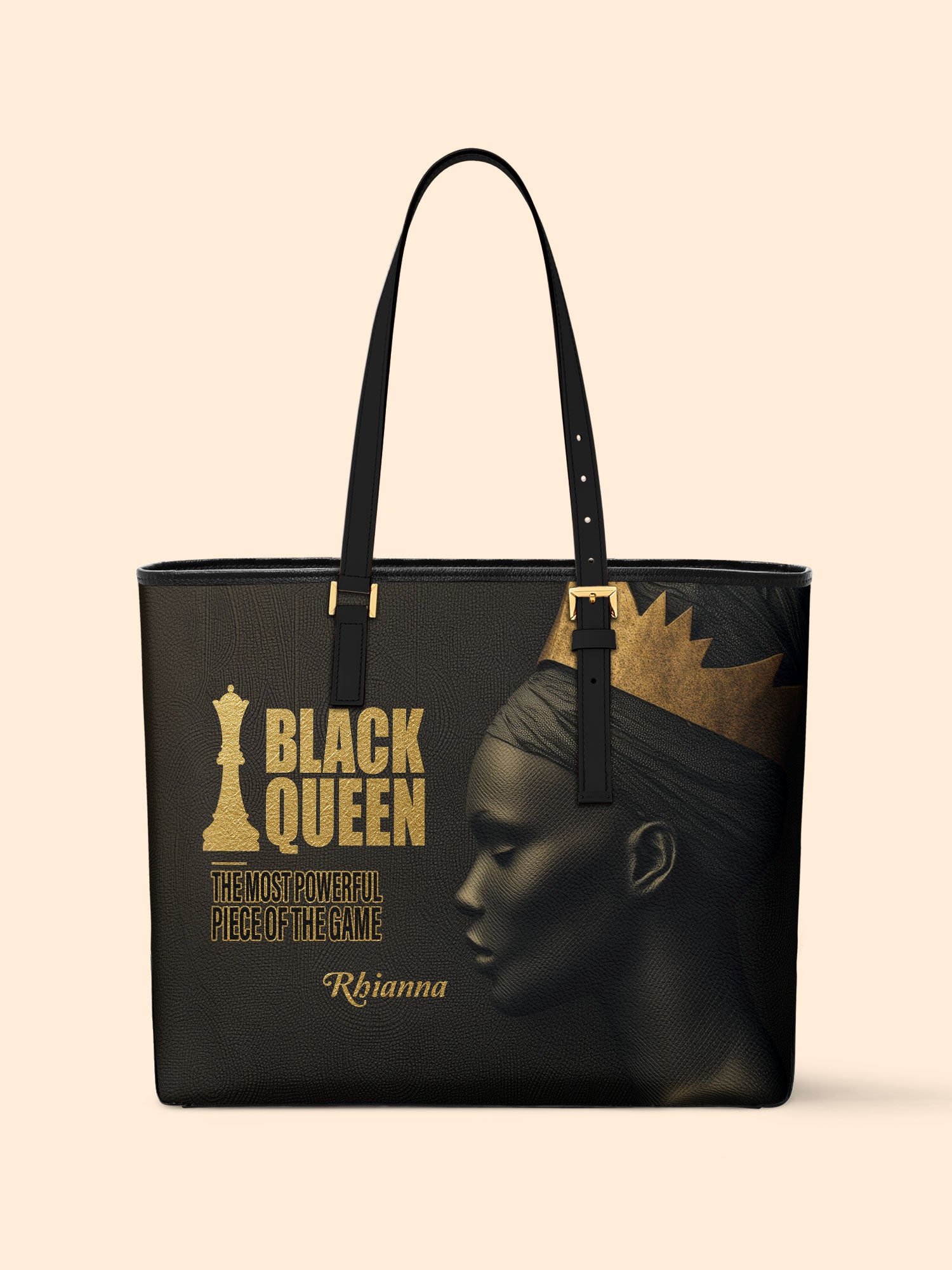 Royal Strategy Sleek Leather Tote