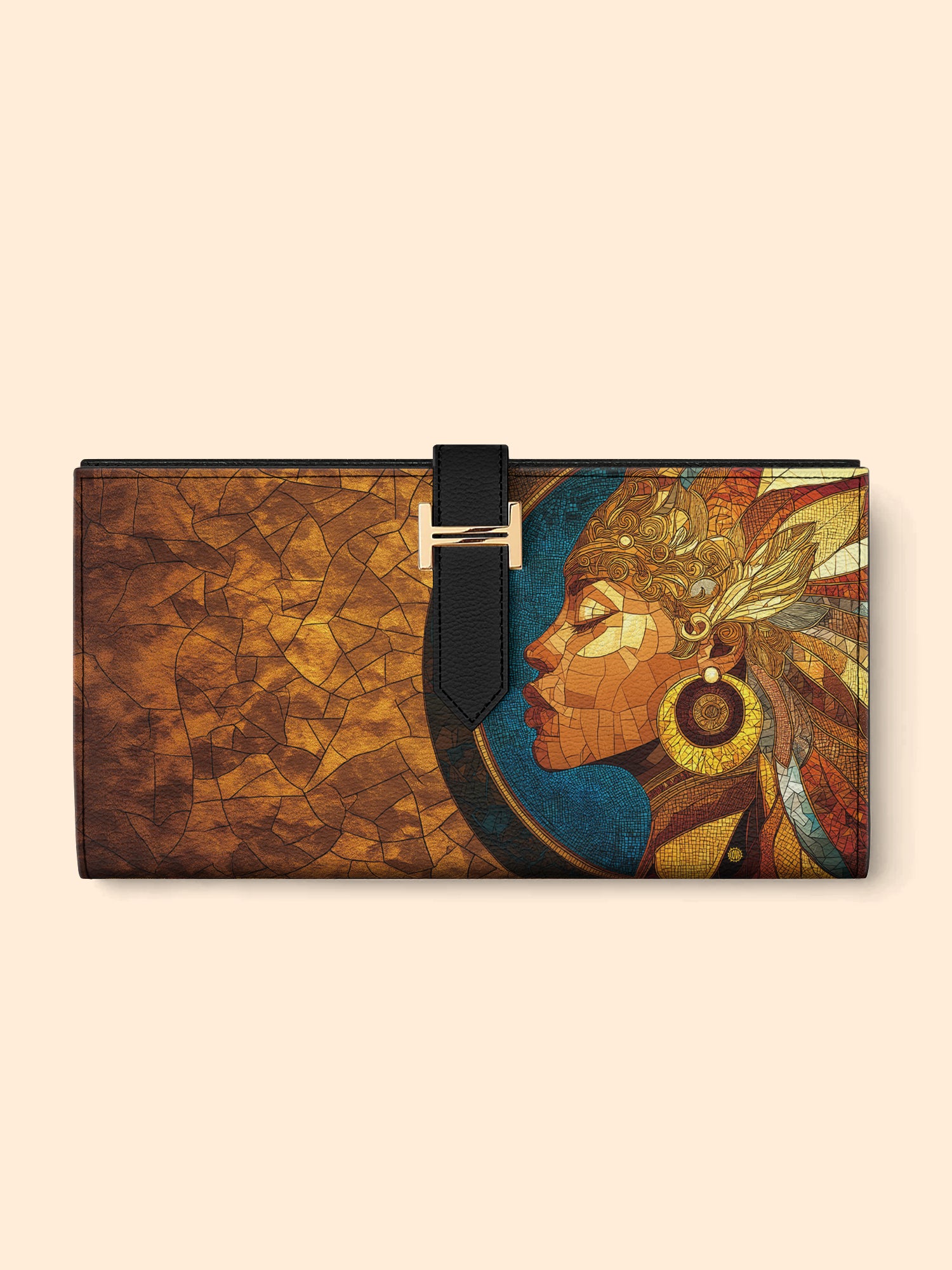 Solar Mosaic Tab Closure Wallet QR0TV005