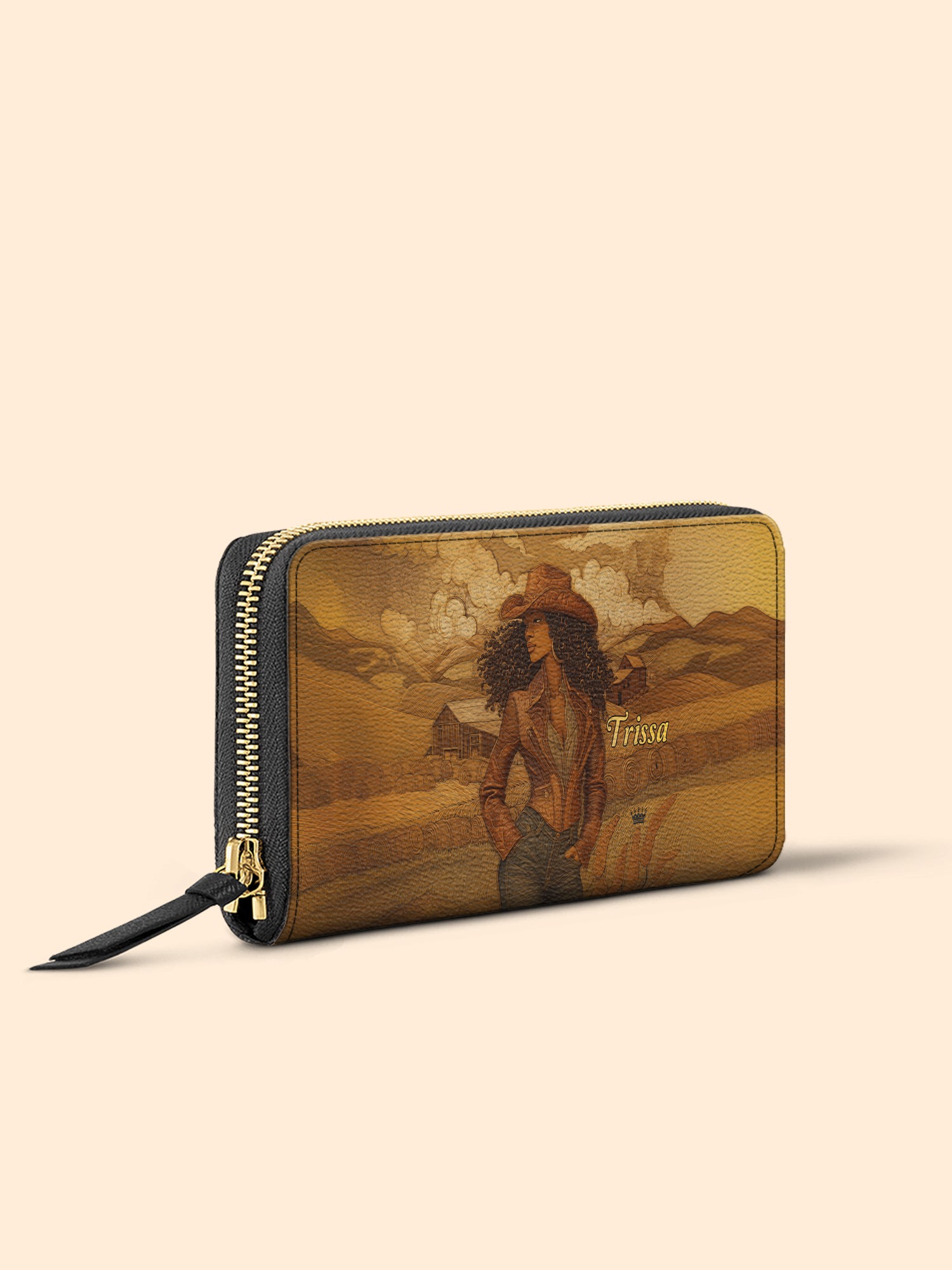 Ebony Rider Slimline Zippy Wallet