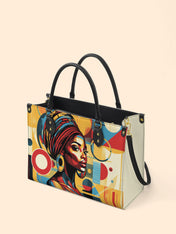 Afrobeat Pulse Premium Leather Handbag QR0XD145