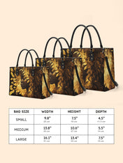 Leaves Woman Premium Leather Handbag QR0XD233