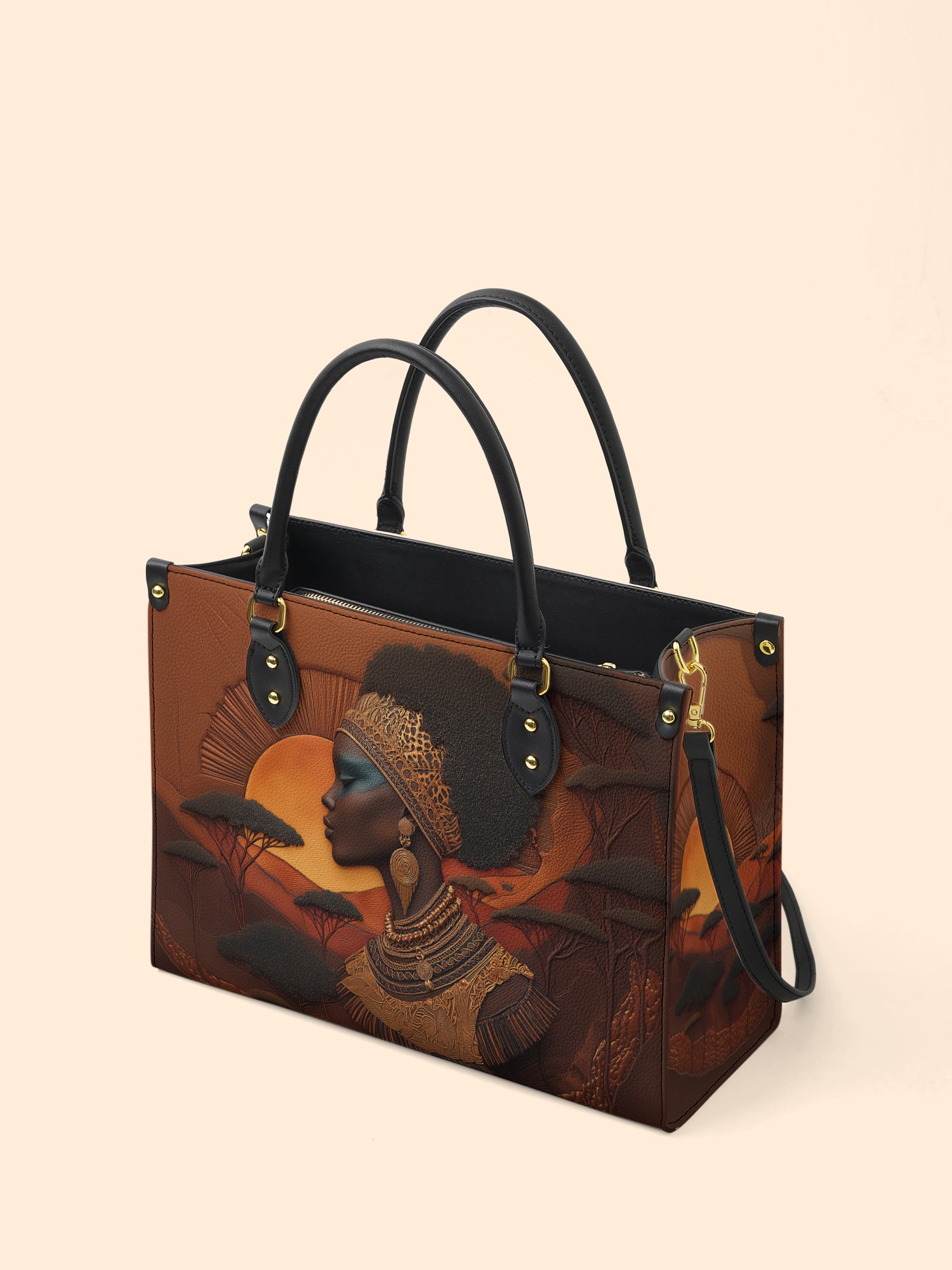 Roots and Rhythm Premium Leather Handbag QR0TD119
