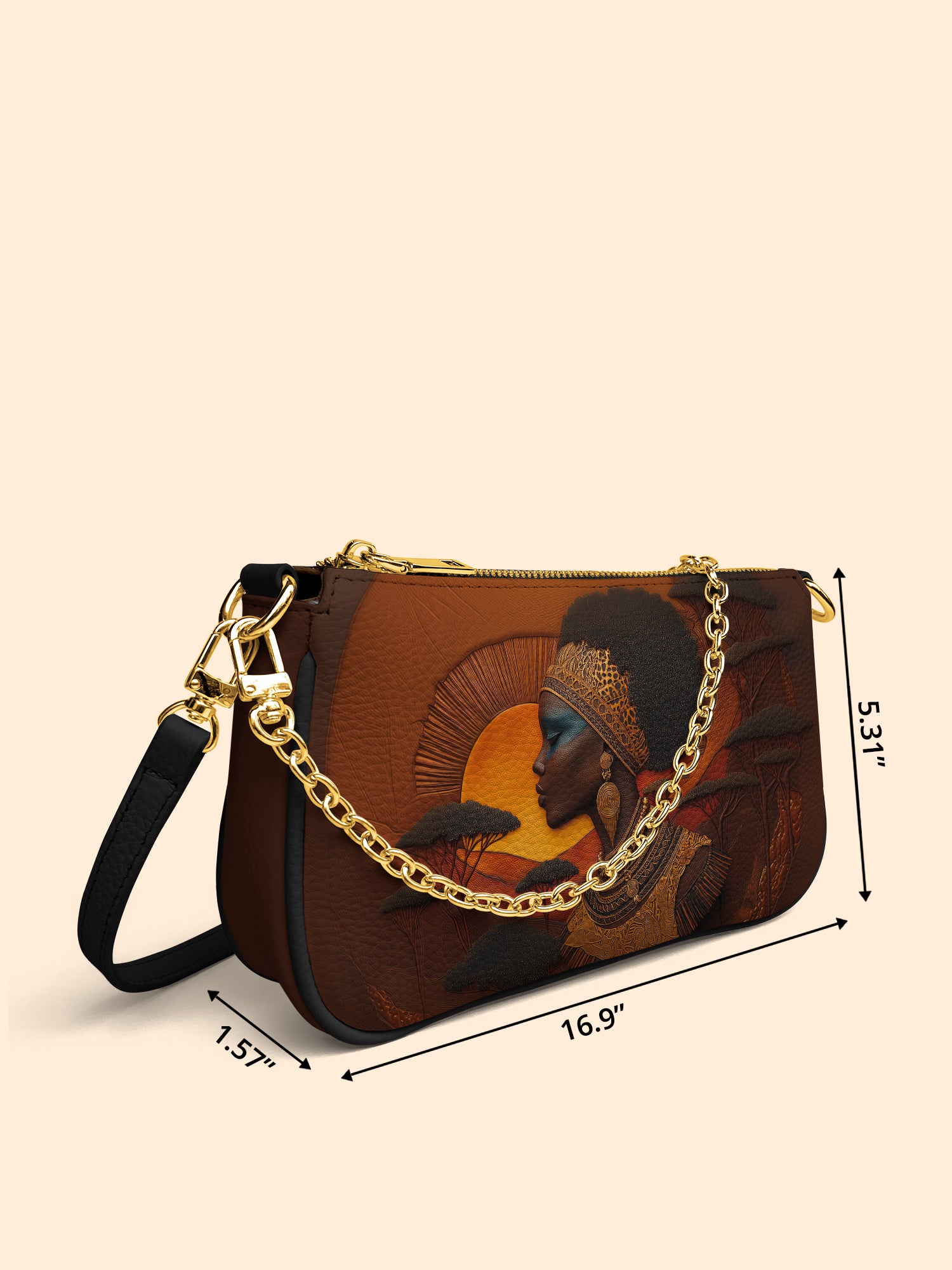 Roots and Rhythm Classic Zip Pochette QR0TD118