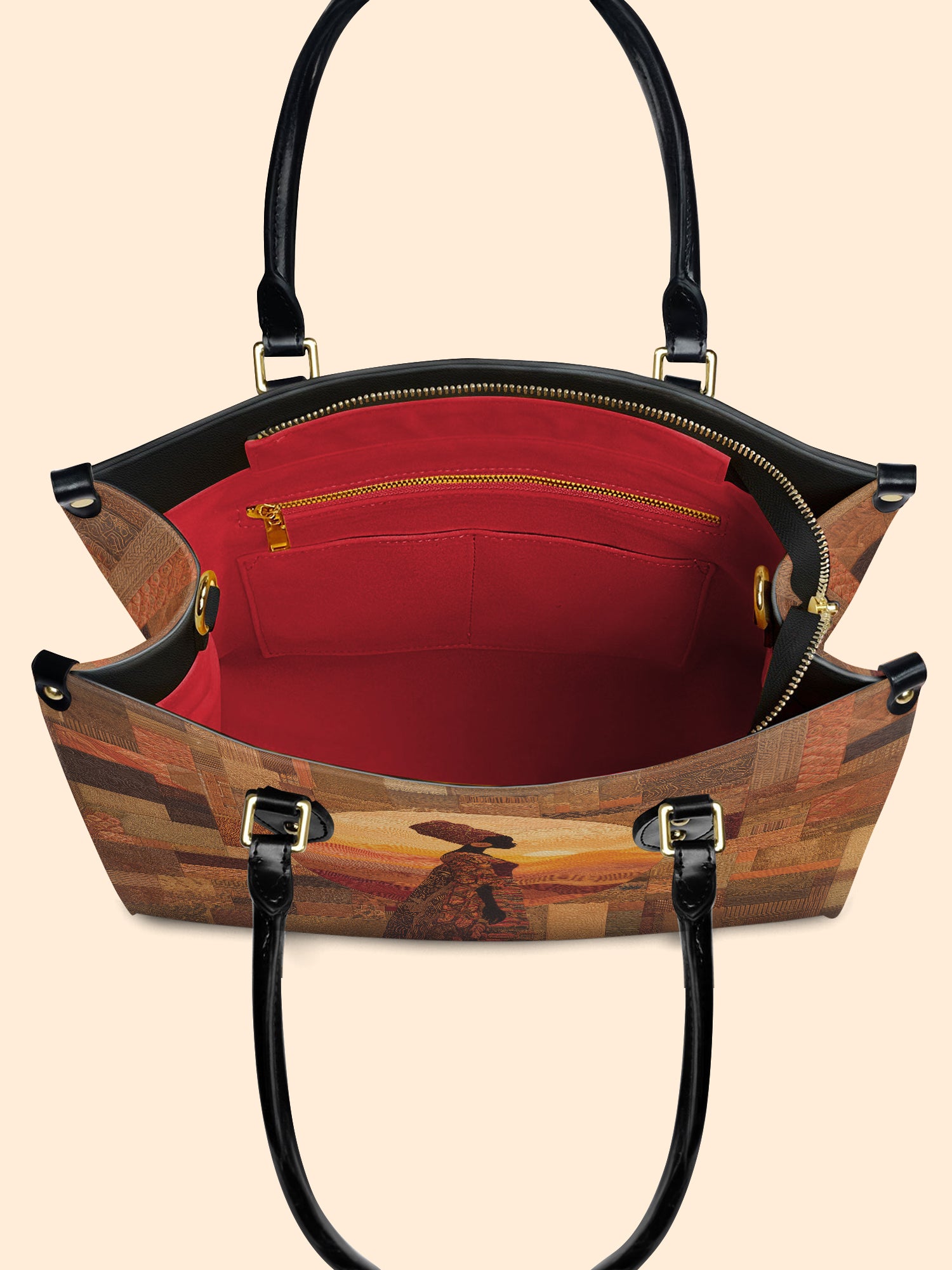 Sunborn Empress Premium Leather Handbag QR0TV073
