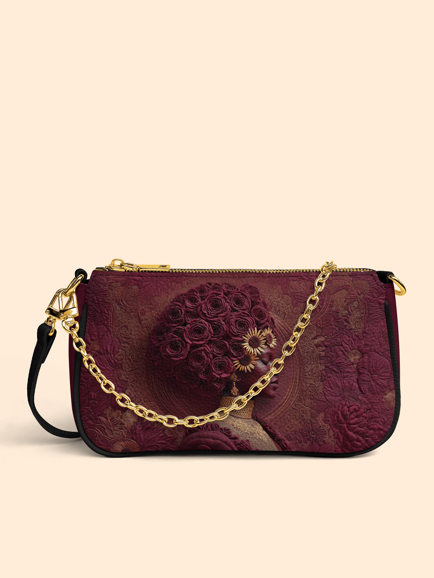 Wild Bloom Classic Zip Pochette QR0XD268