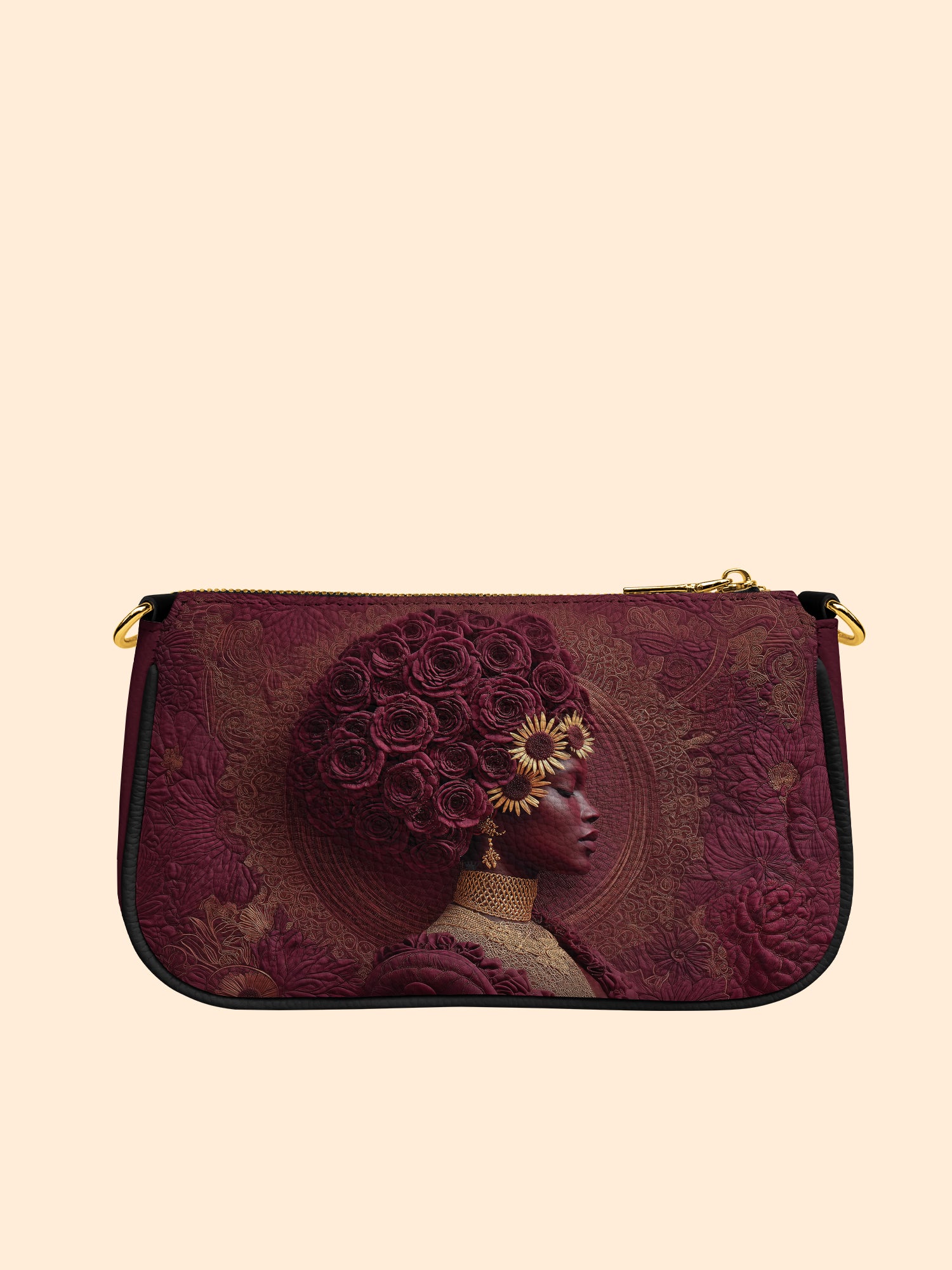 Wild Bloom Classic Zip Pochette QR0XD268