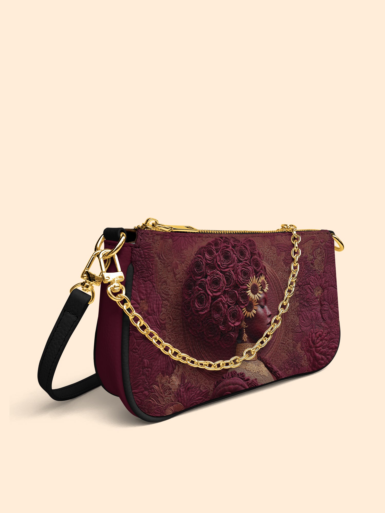 Wild Bloom Classic Zip Pochette QR0XD268