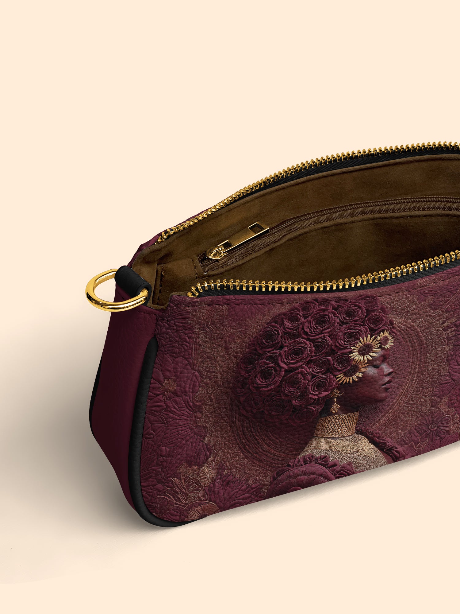 Wild Bloom Classic Zip Pochette QR0XD268