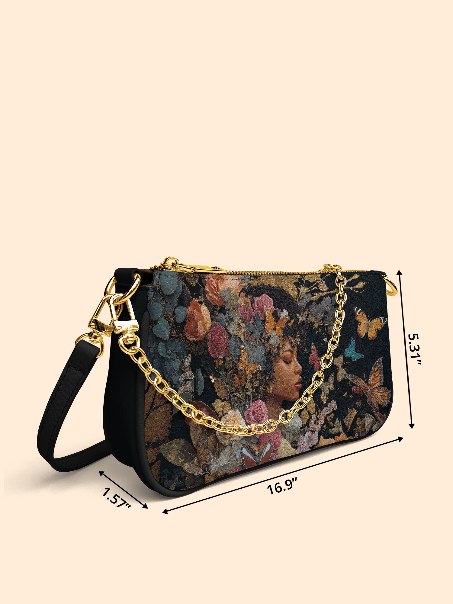 Butterfly Queen Classic Zip Pochette QR0HH115