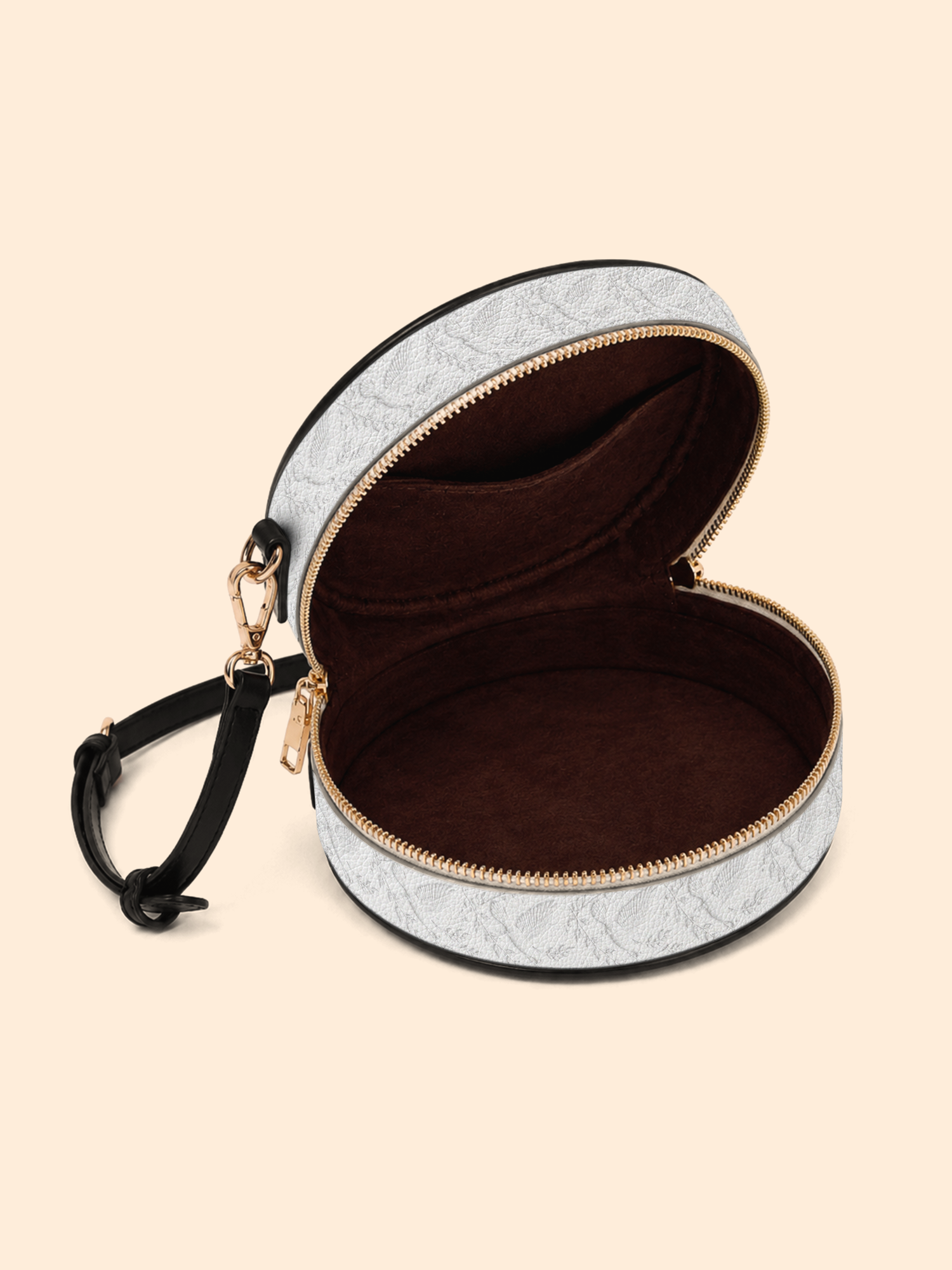 Faithful Elegance Circle Crossbody Bag QR0TV283