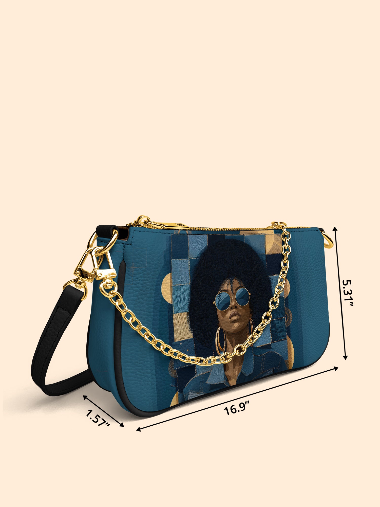 Bold & Unbothered Classic Zip Pochette QR0TD524