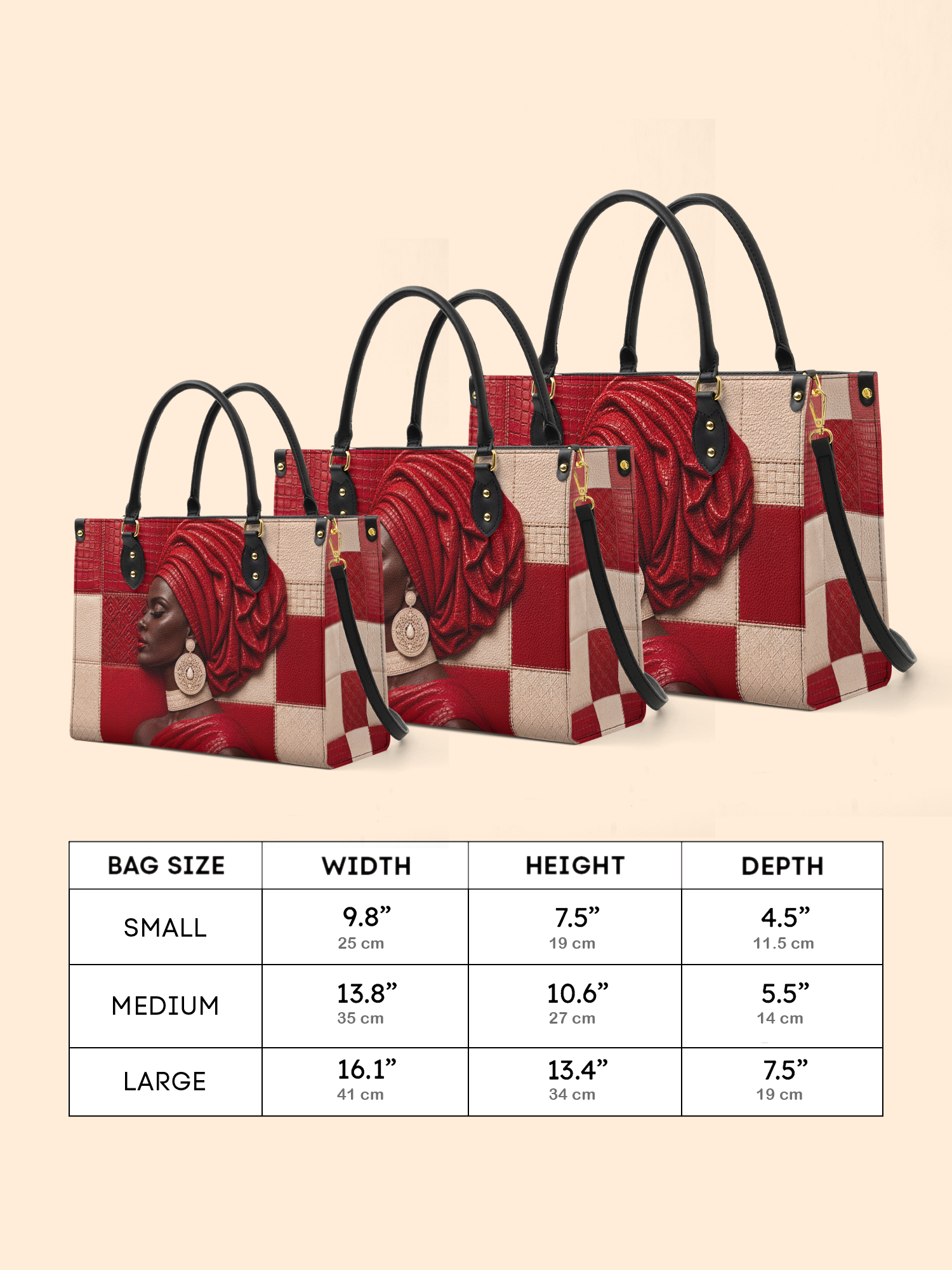 Draped in Crimson Premium Leather Handbag QR0XD500