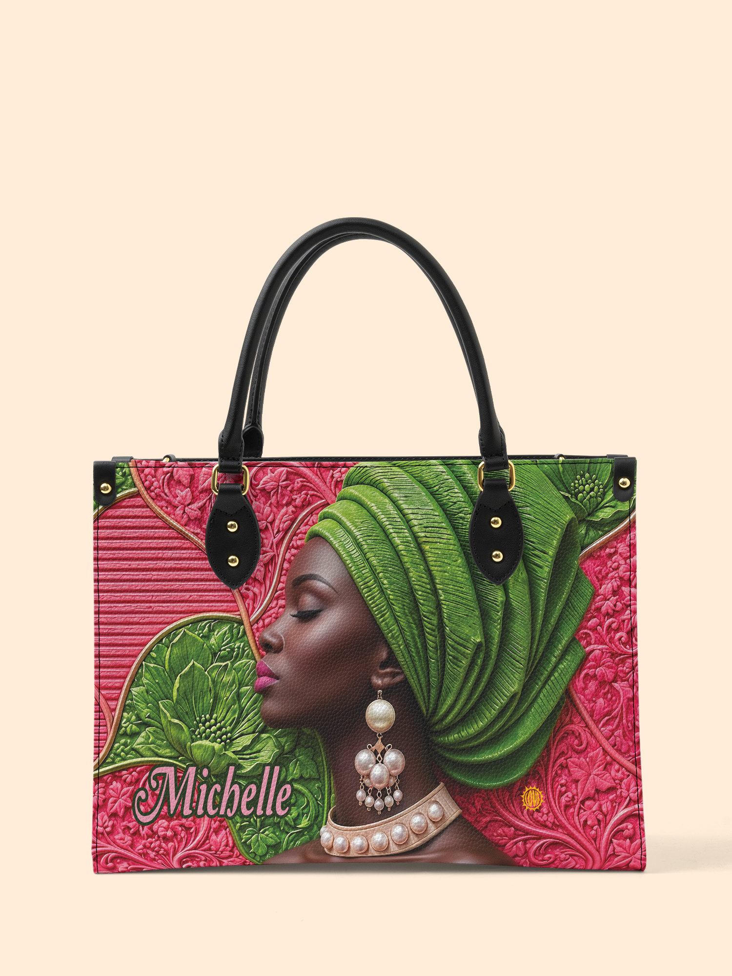 Divine Green Premium Leather Handbag