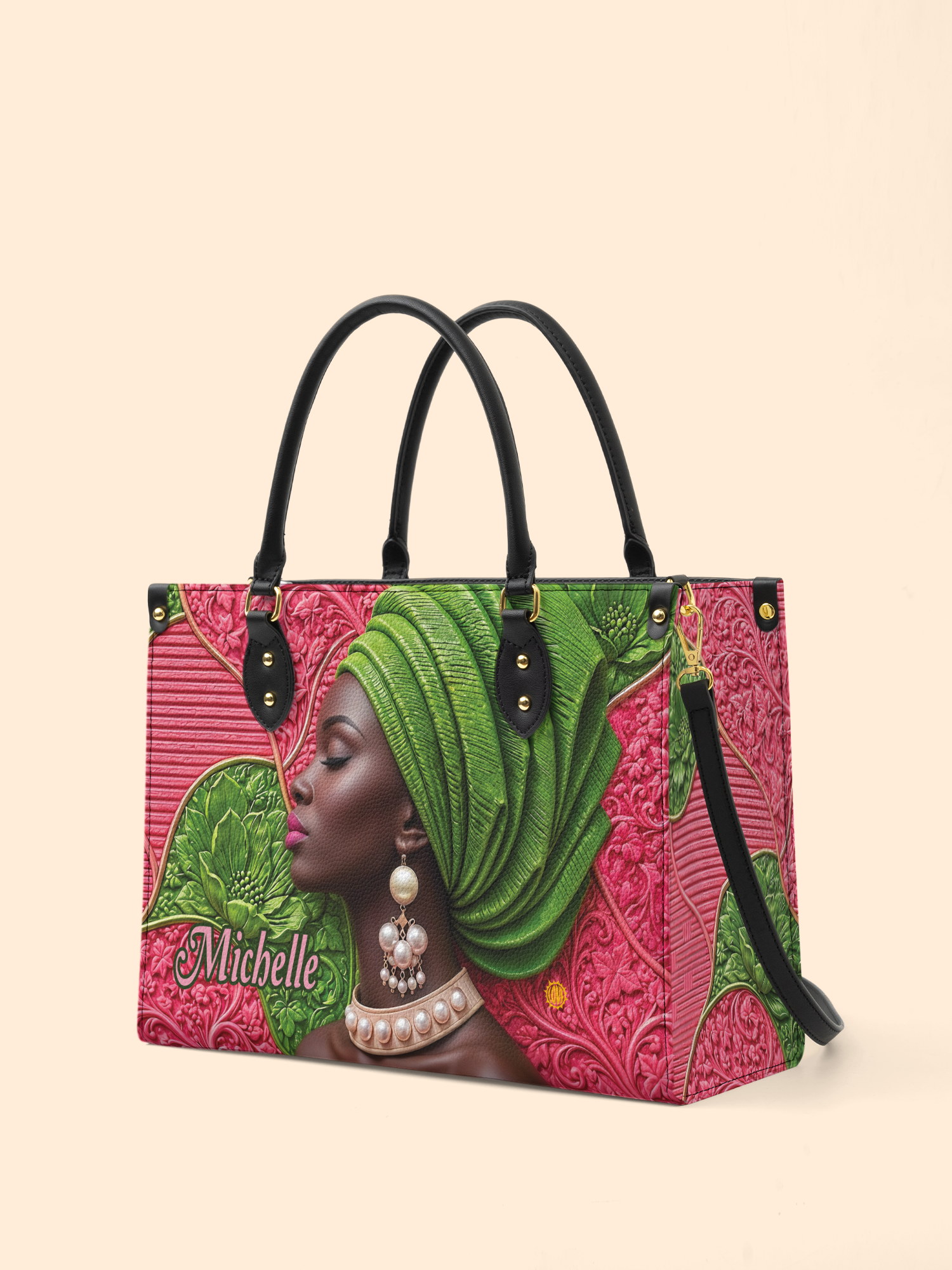 Divine Green Premium Leather Handbag
