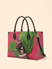 Divine Green Premium Leather Handbag