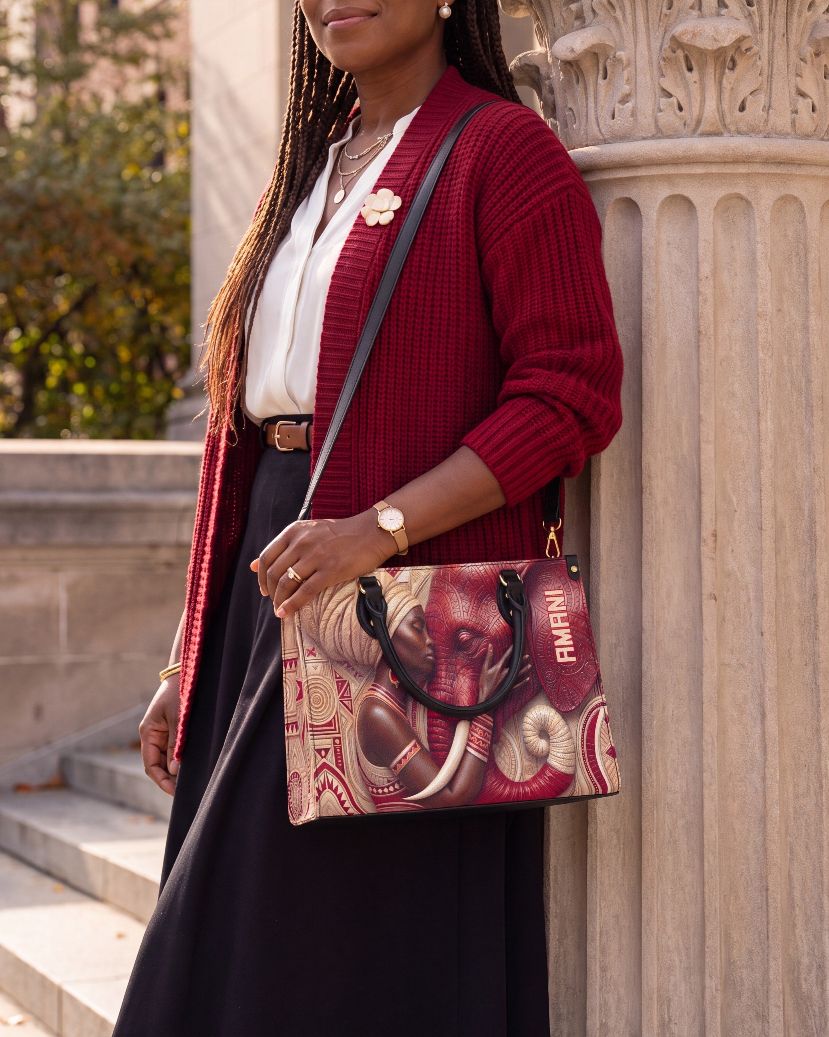 Walk in Strength Premium Leather Handbag