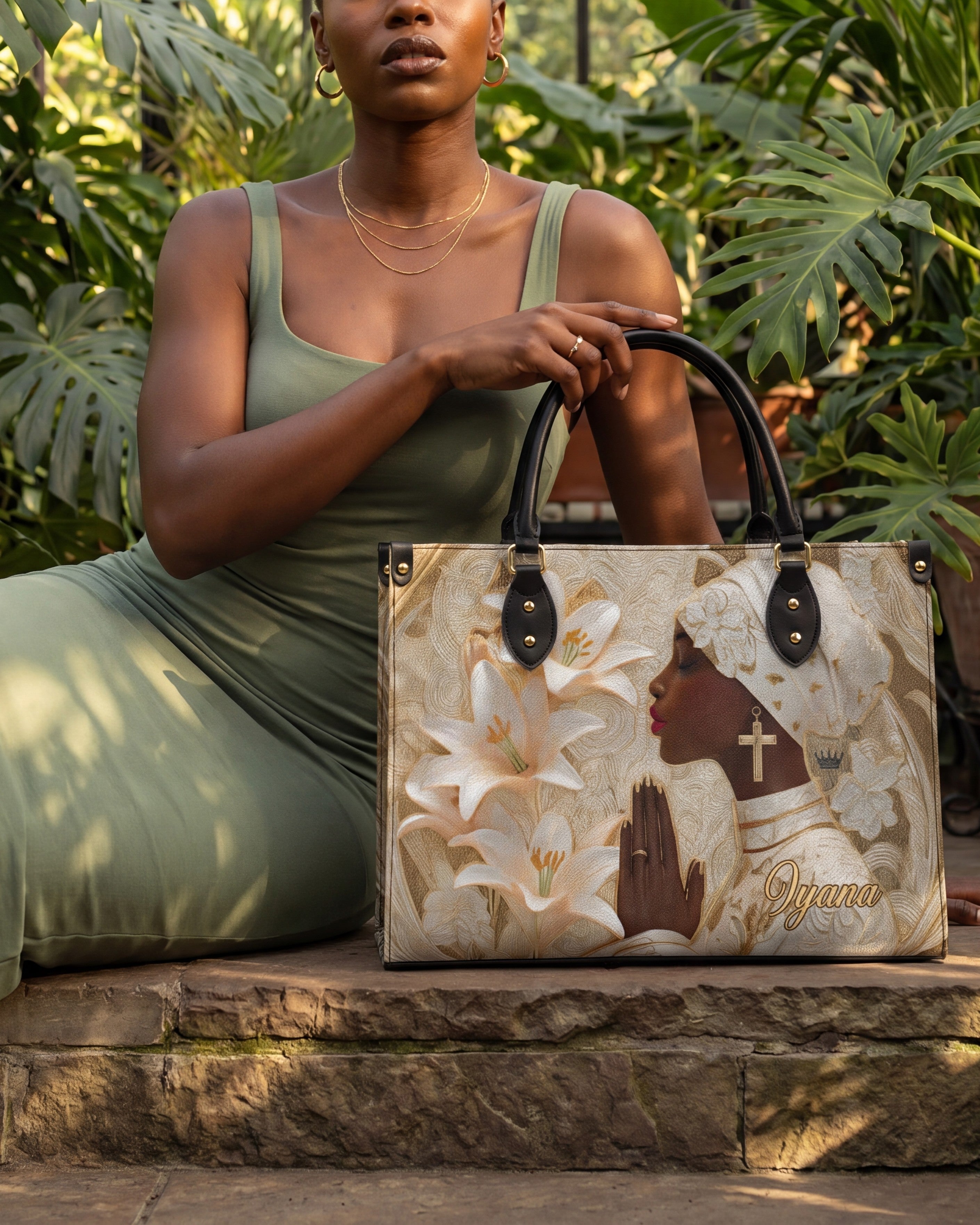 Divine Melanin Premium Leather Handbag