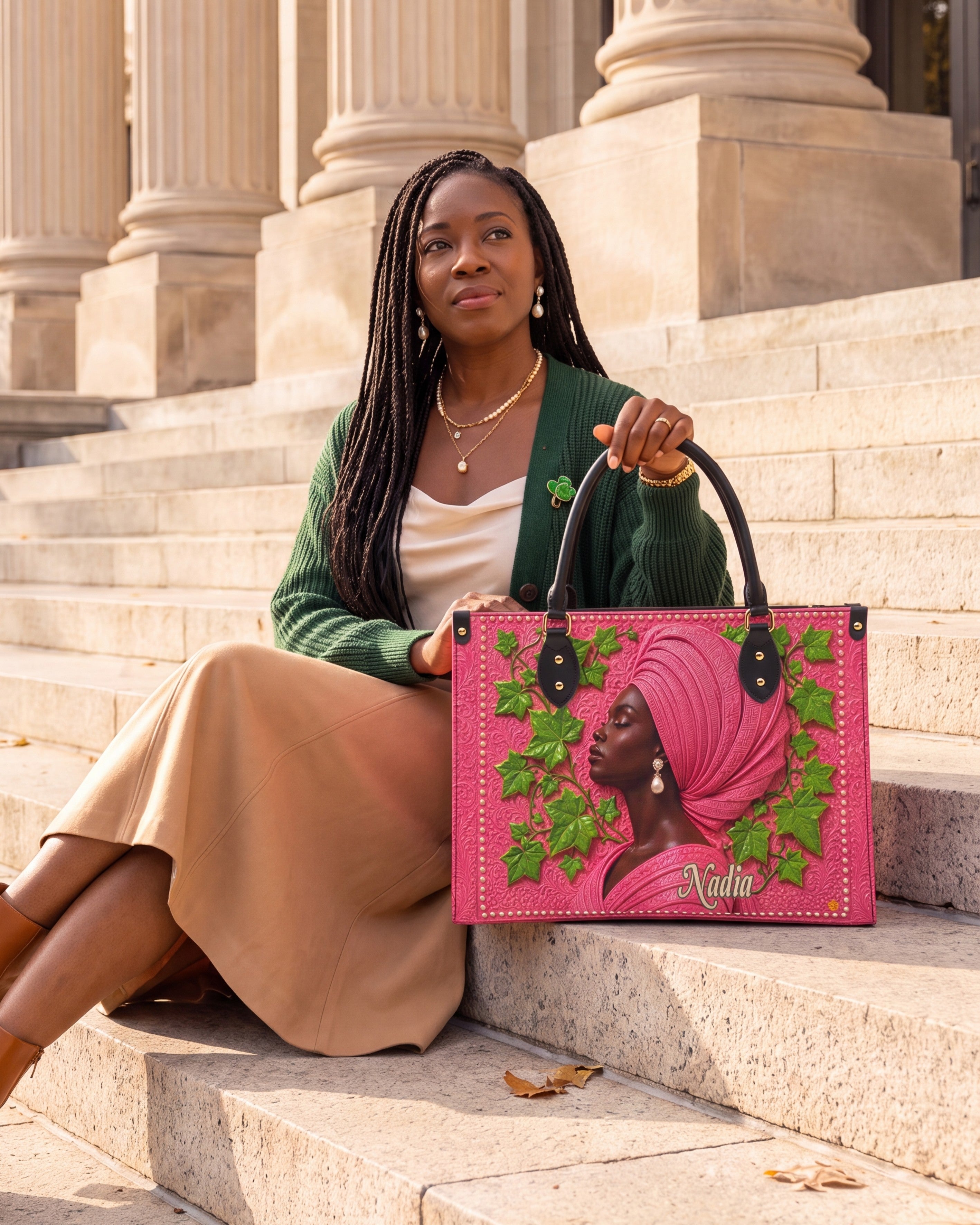 Pearl Legacy Premium Leather Handbag