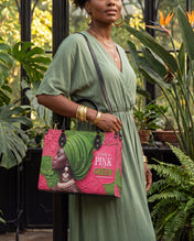Divine Green Premium Leather Handbag QR0TD705