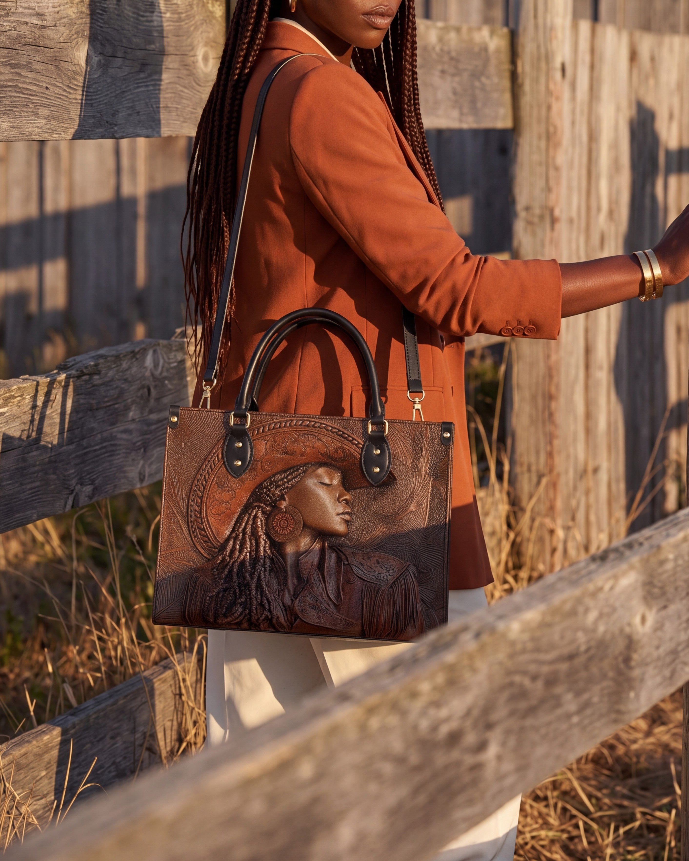 Cowgirl Vibes Premium Leather Handbag QR0TD301