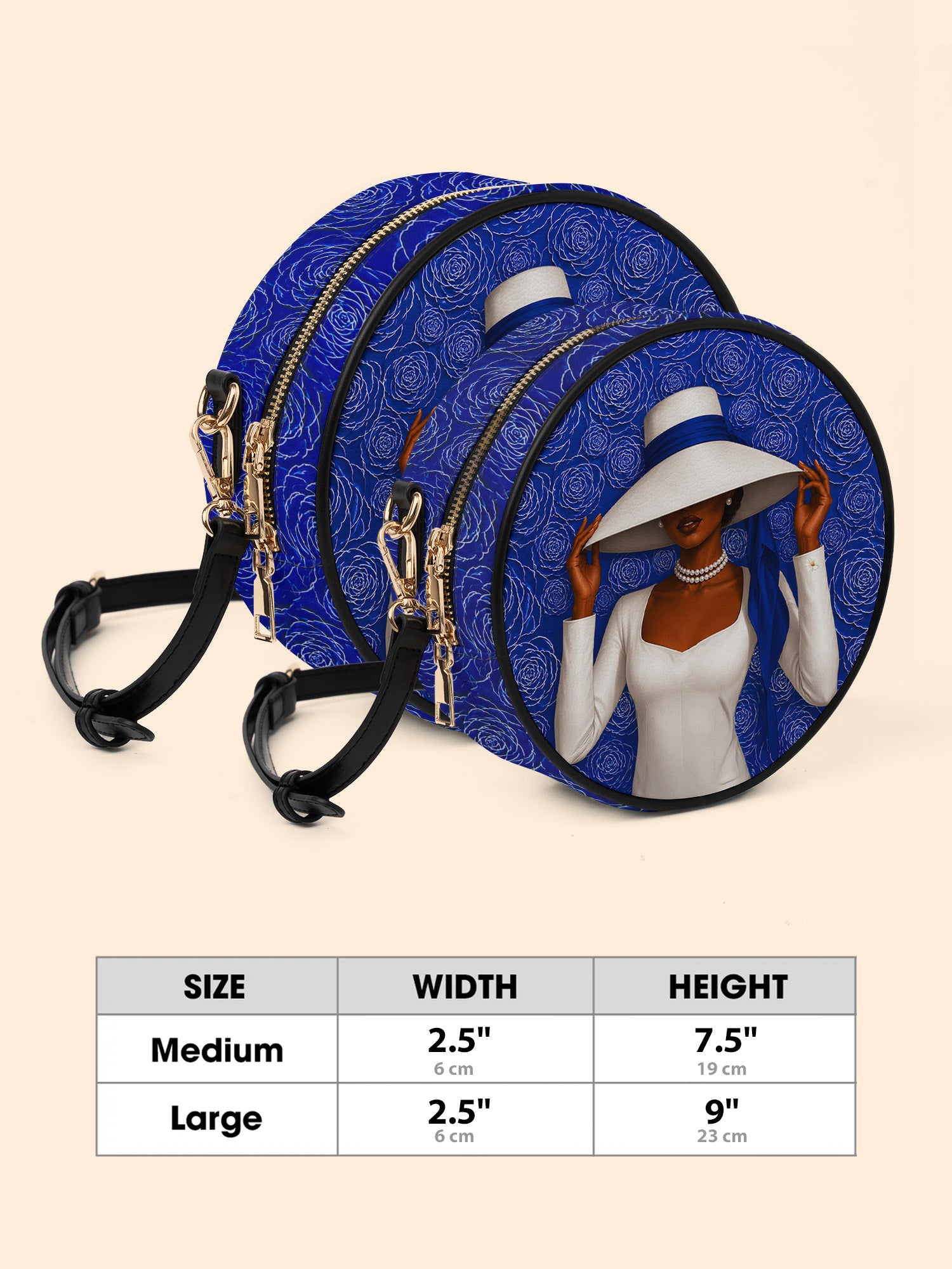 Royal Bloom Circle Crossbody Bag QR0TV281