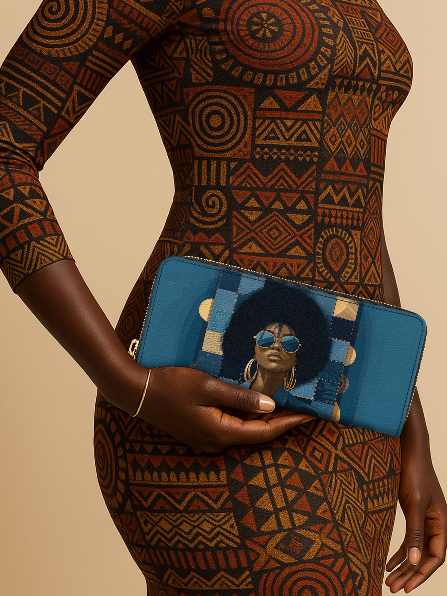 Bold & Unbothered Slimline Zippy Wallet QR0TD525