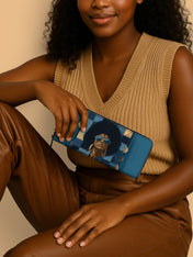 Bold & Unbothered Slimline Zippy Wallet QR0TD525