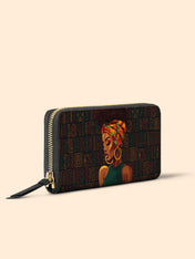 Afro Muse Slimline Zippy Wallet QR0TV205