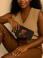 Afro Muse Slimline Zippy Wallet QR0TV205