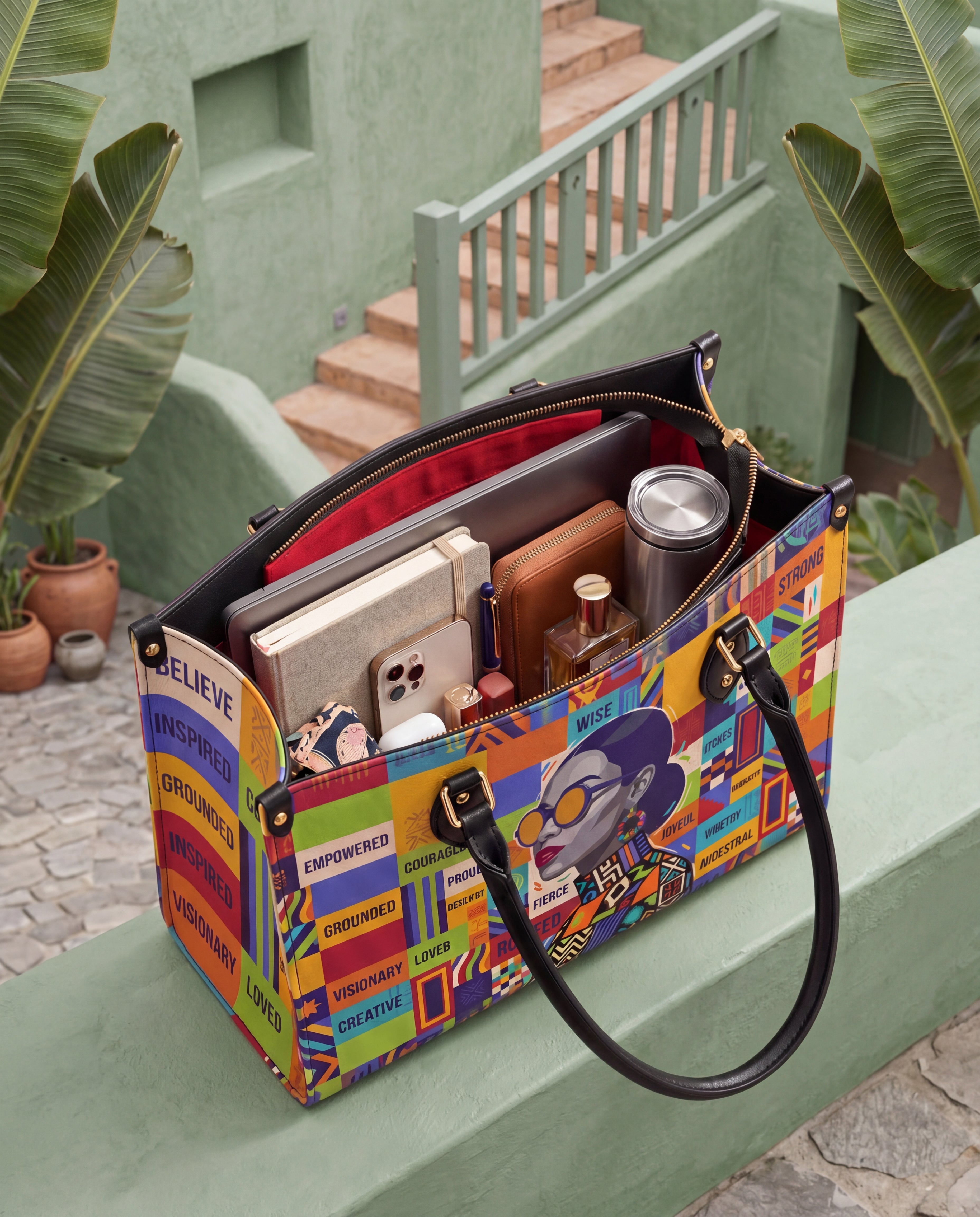 Words Never Said Premium Leather Handbag QR0XD861