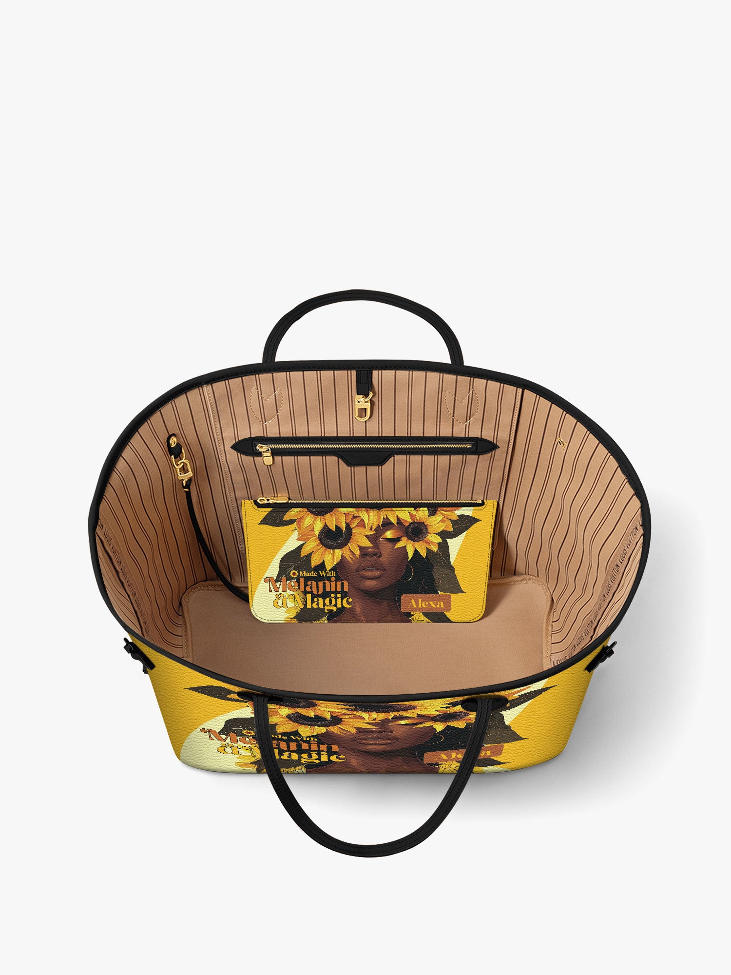 Melanin Glow Classic Shopper Tote